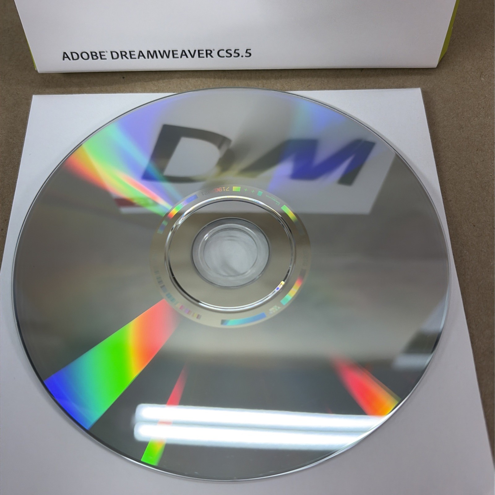 Disc ONLY Adobe Dreamweaver CS5.5 Windows DVD No Serial READ