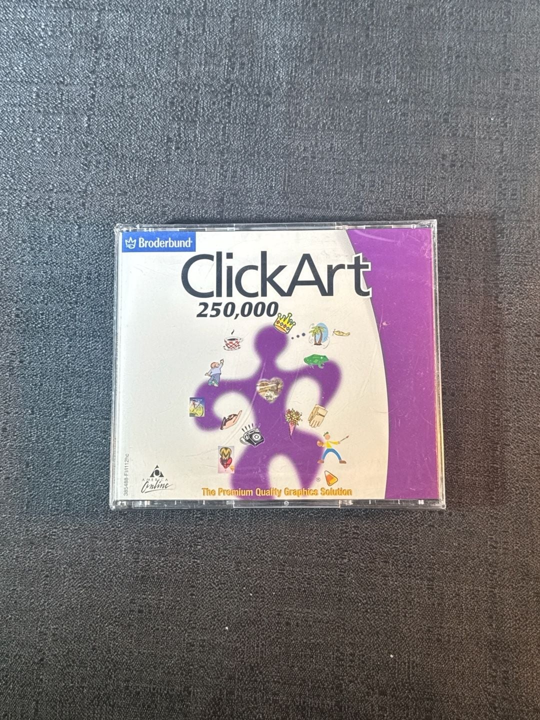 Broderbund ClickArt 250,000 Premium Quality Graphics Solution CD-ROM Software