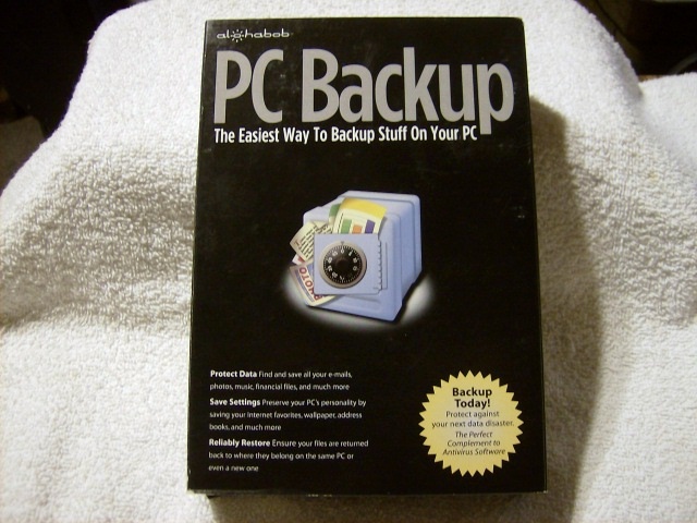 EISENWORLD ALOHABOB PC BACKUP 2005 BRAND NEW FACTORY SEALED