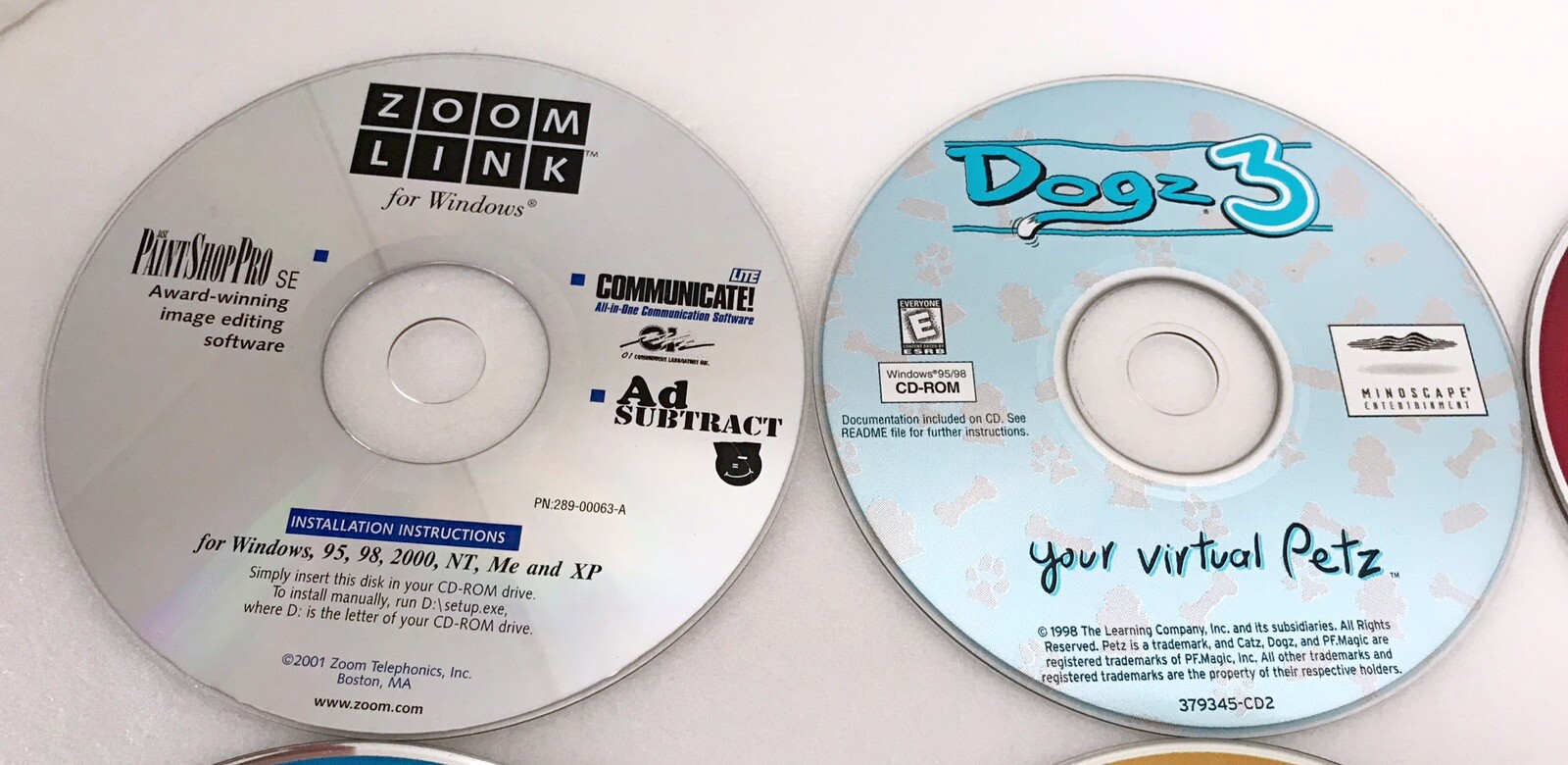 12 Vintage Kids CDs Winnie The Pooh, Mike Mulligan, Kid Pix & More Windows