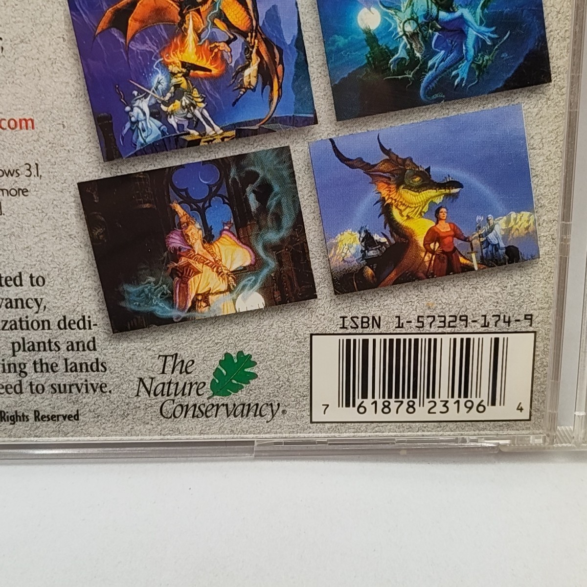 Dragon Legends Wallpaper & Screen Saver Dan Beauvais: PC Windows Mac 1998 Rare