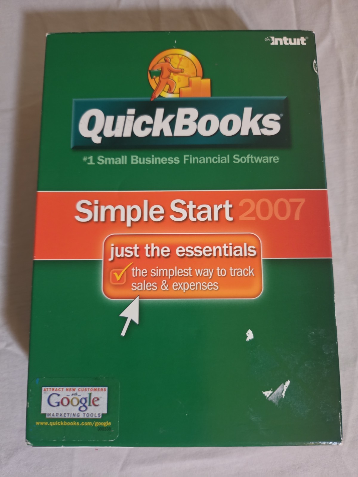 QuickBooks Simple Start 2007 Desktop Software CD Manual License Key Included