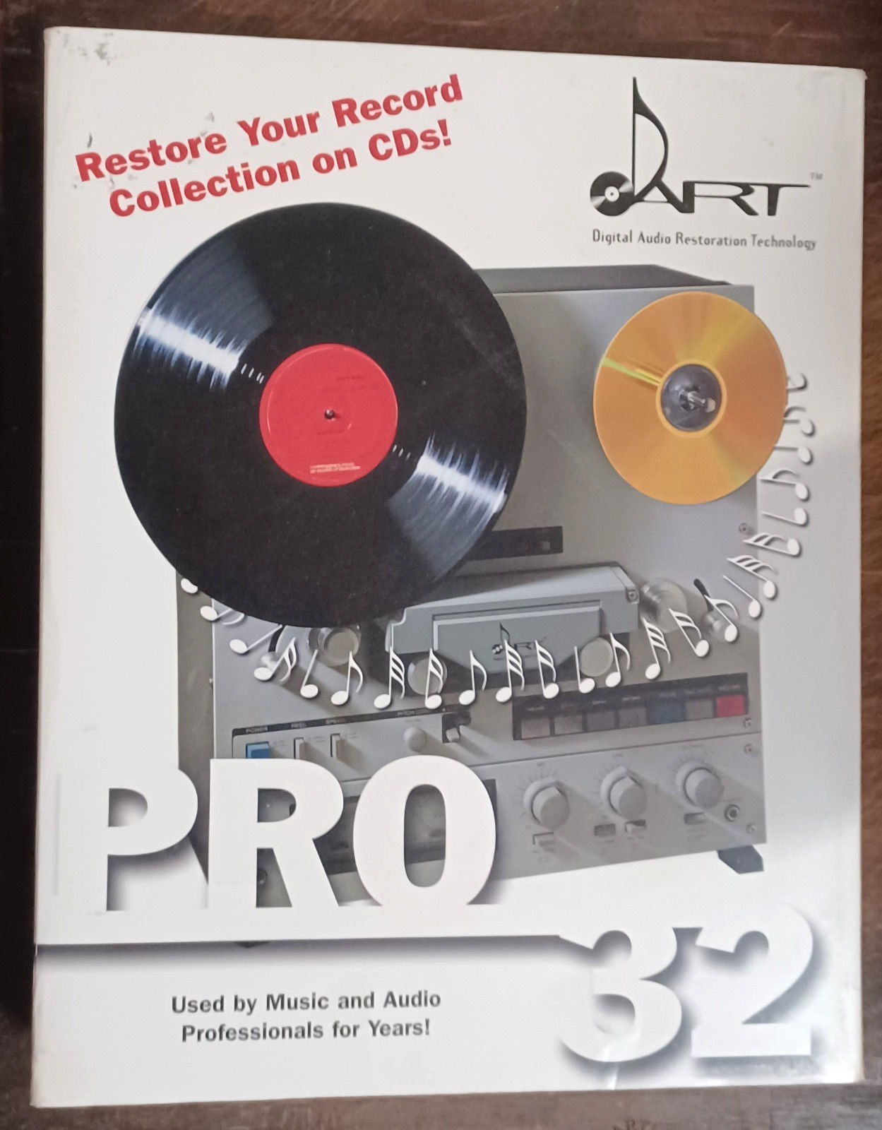 Dart CD Recorder Dartech Digital Audio Restoration Software & Instruction Book