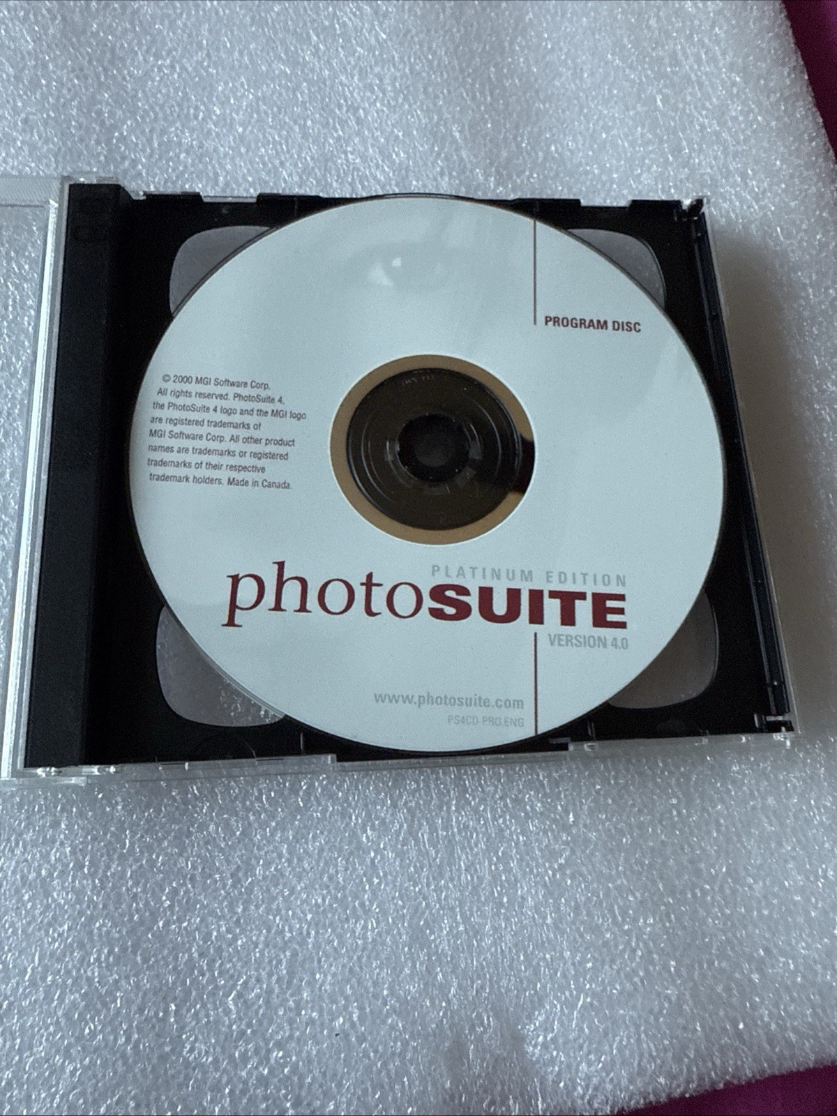MGI PHOTOSUITE III Platinum Edition PC Windows 95/98/NT 4.0 #1 BEST SELLER Used