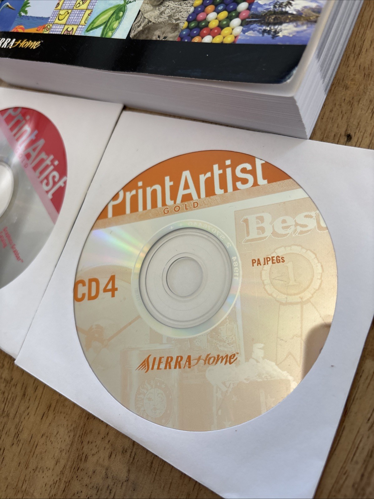 Sierra Print Artist Gold 8.0 With Books, 3 Of 4 CDs And Bonus CD Free Shipping!