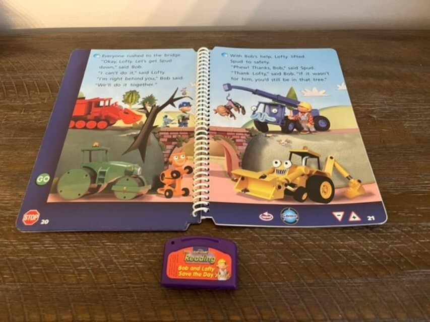 Leap Frog Leap Pad – Bob and Lofty Save the Day – Pre-Reading SHIPS FREE