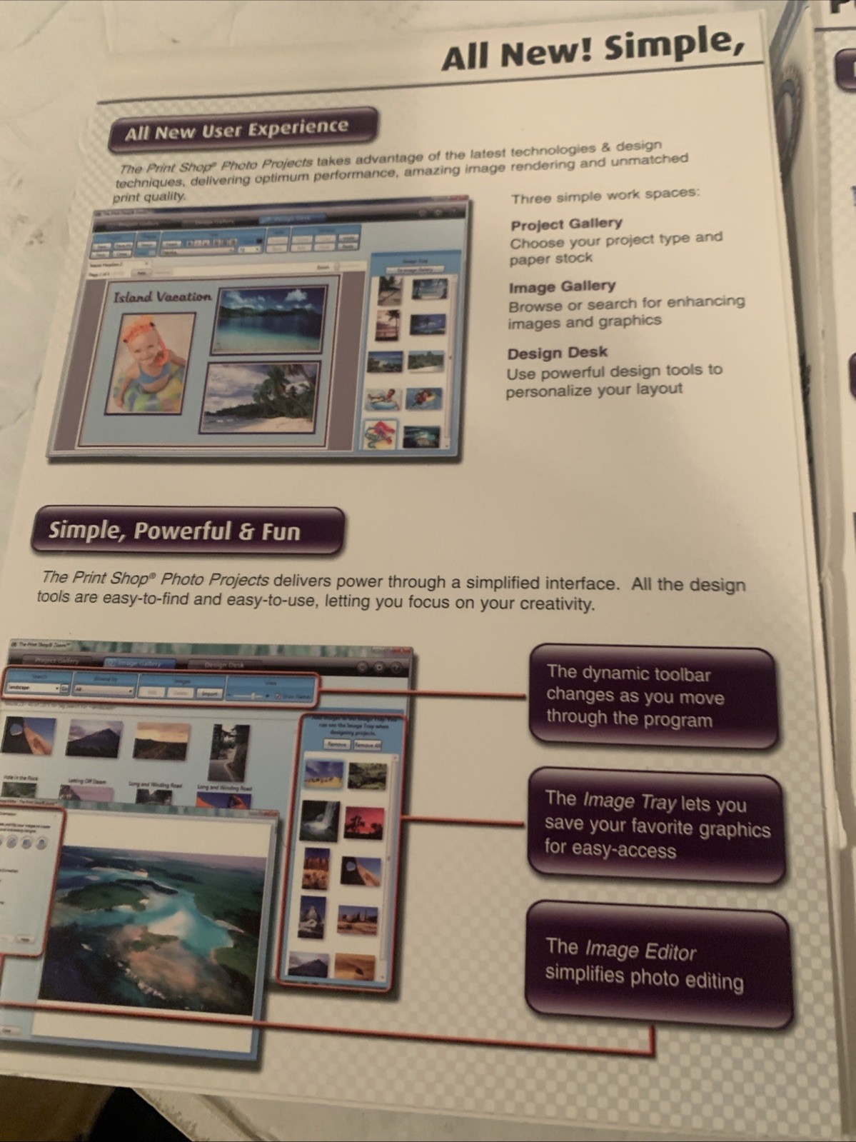 Broderbund PrintShop For Vista 2002-2007 Publishing Software CD Desktop Nib