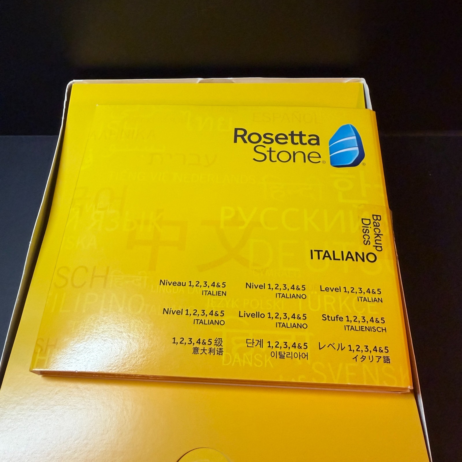 Rosetta Stone Italiano Version 4 Level 1-5 1, 2, 3, 4, 5 Learn Italian