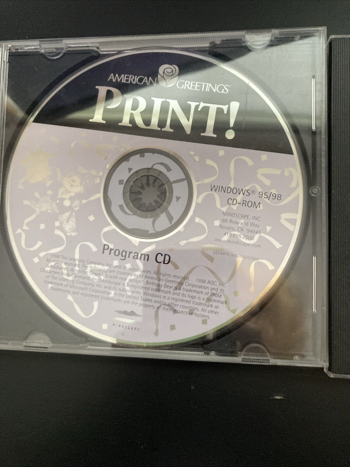 American Greetings Print! 3 CDs Windows 95/ 98 w User’s Guide