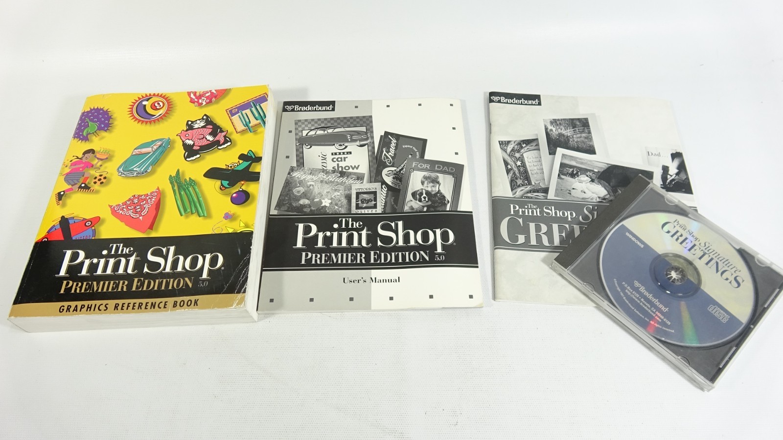 Print Ship Signature Greetings Book & Disc -The Print Shop Premier Edition Books