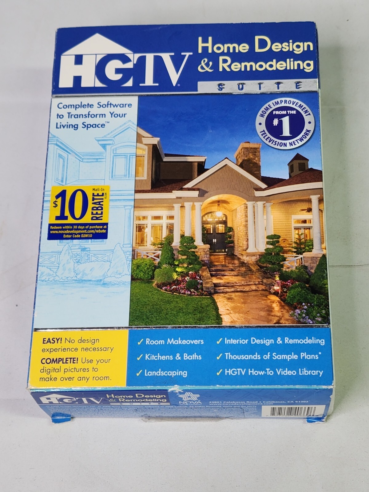 Nova Development HGTV Home Design & Remodeling Suite 2009 (Windows Vista, XP)