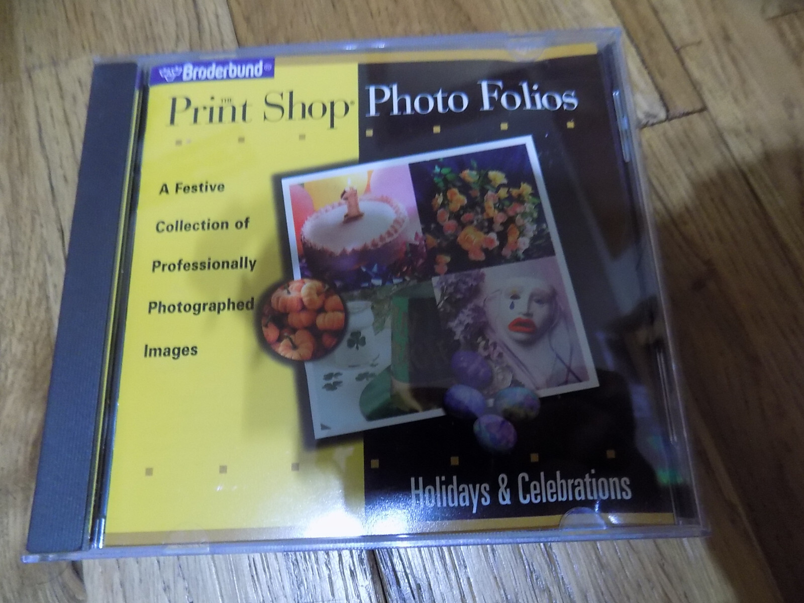 Broderbund The Print Shop Photo Folios 4 CD Roms Windows 3.1 Mac Windows 95