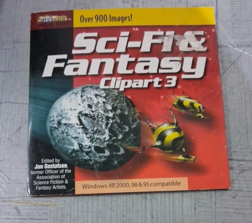 Simply Media Sci-Fi Clipart 3. CD-ROM. Clean And Intact