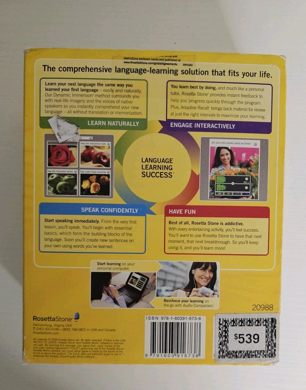 Rosetta Stone Espanol Spanish Latin America Level 1, 2, 3 Version 3 Read Desc