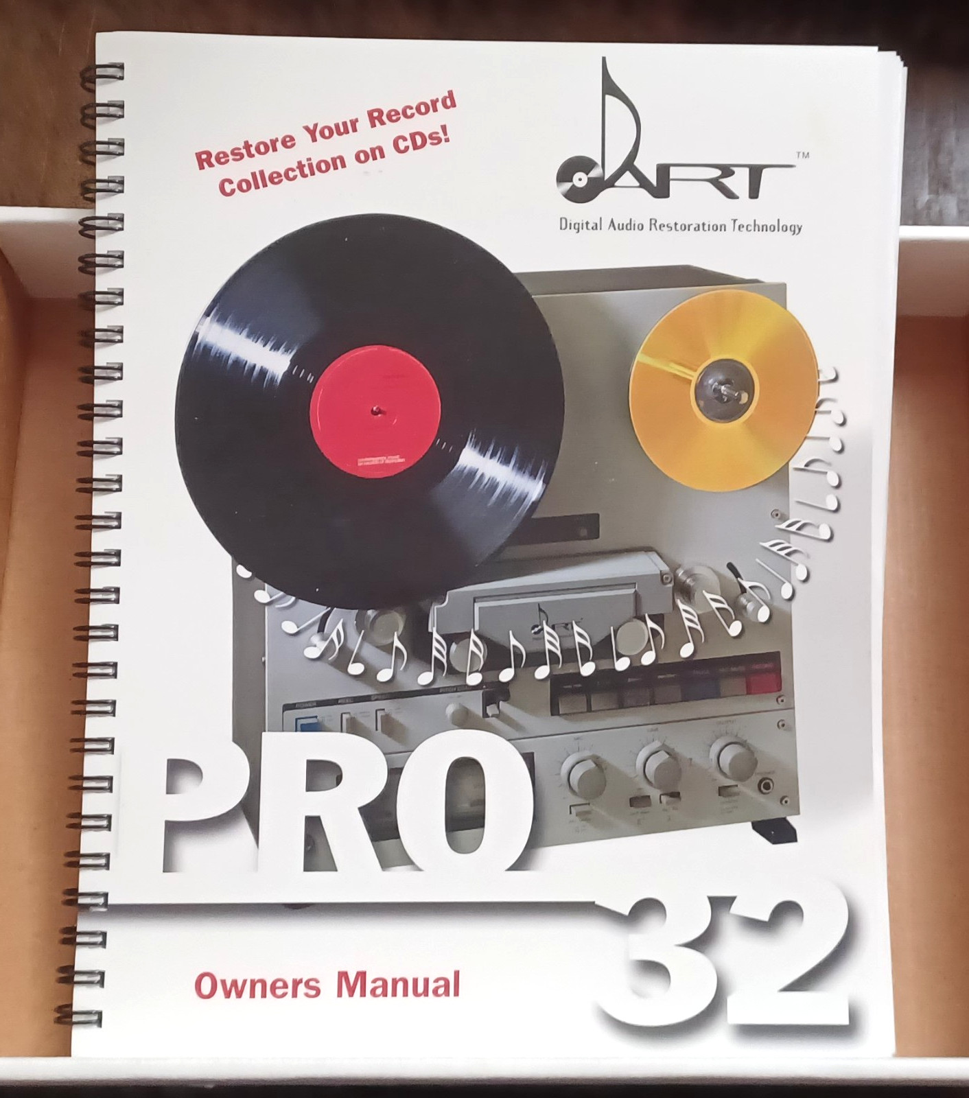Dart CD Recorder Dartech Digital Audio Restoration Software & Instruction Book