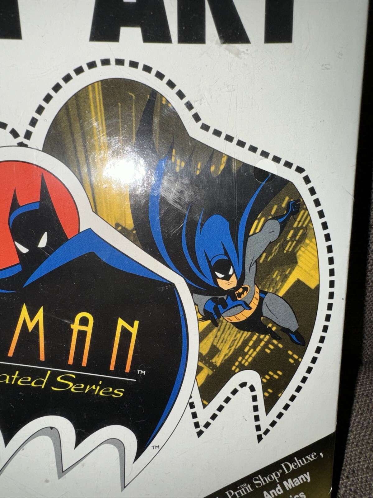 VINTAGE 1992 KONAMI BATMAN THE ANIMATED SERIES UNIVERSAL CLIP ART Mac NEW SEALED