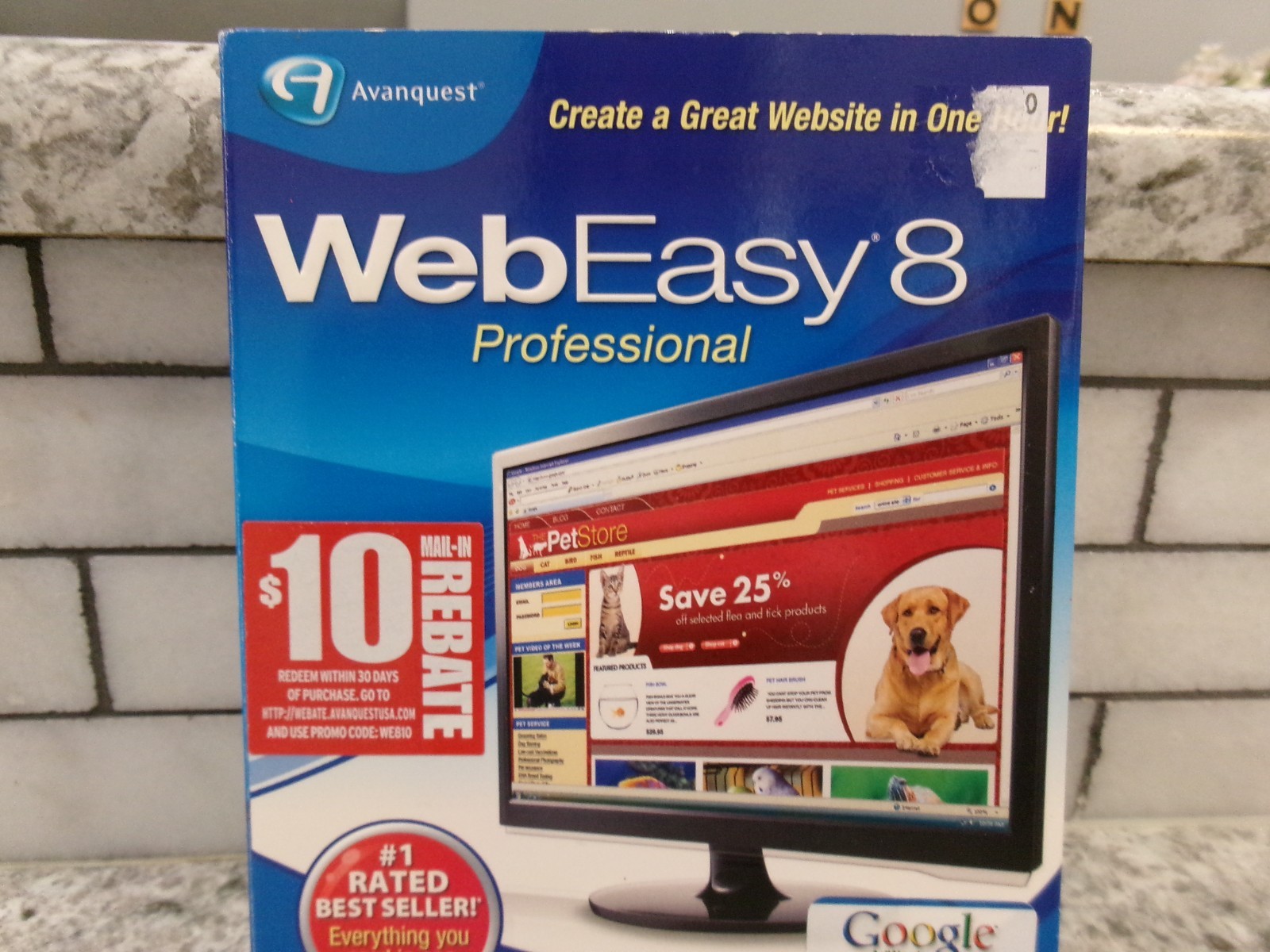 Avanquest WebEasy 8, Professional w/User Guide