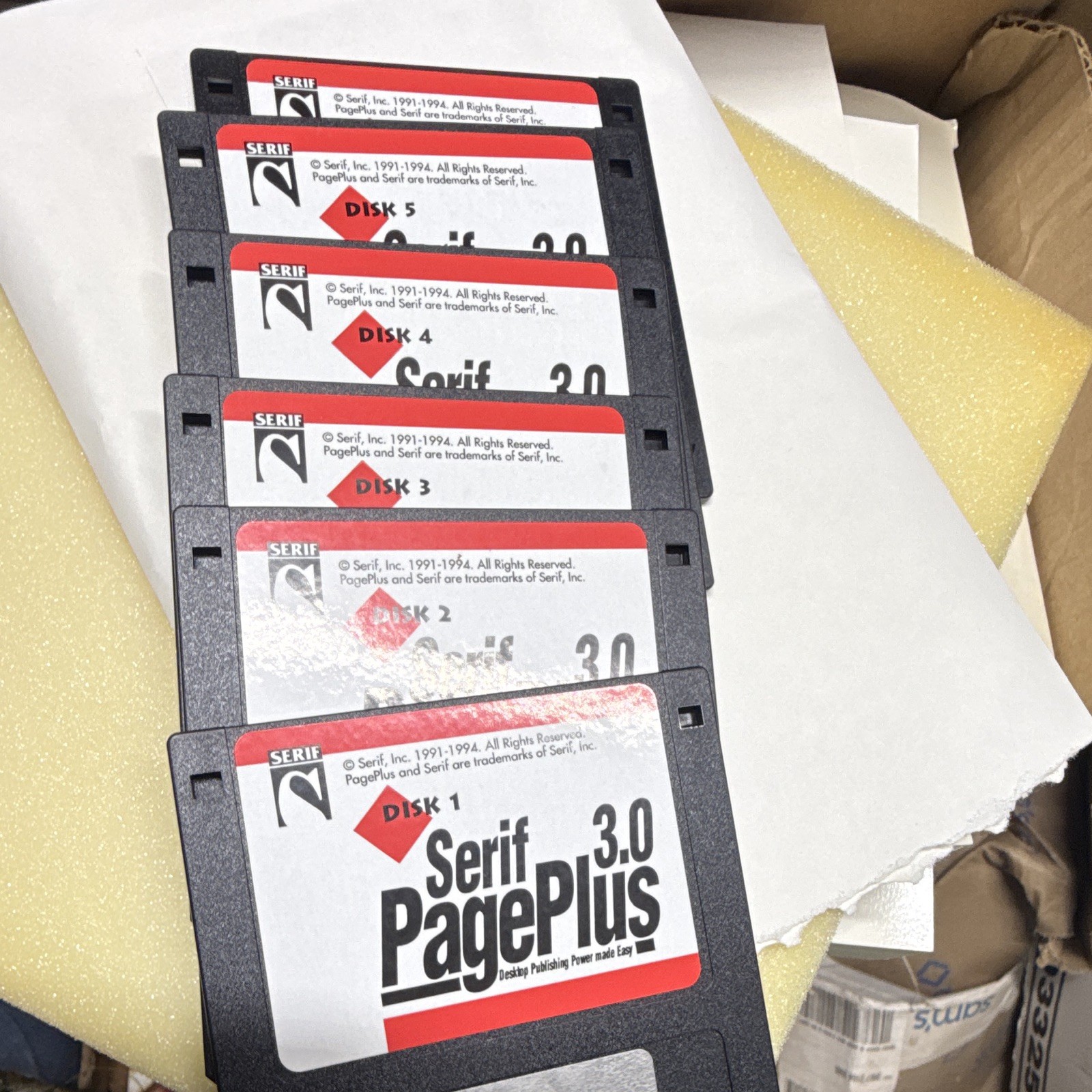 Serif PagePlus 3.0 Desktop Publishing DTP Software for Windows Floppy Disks