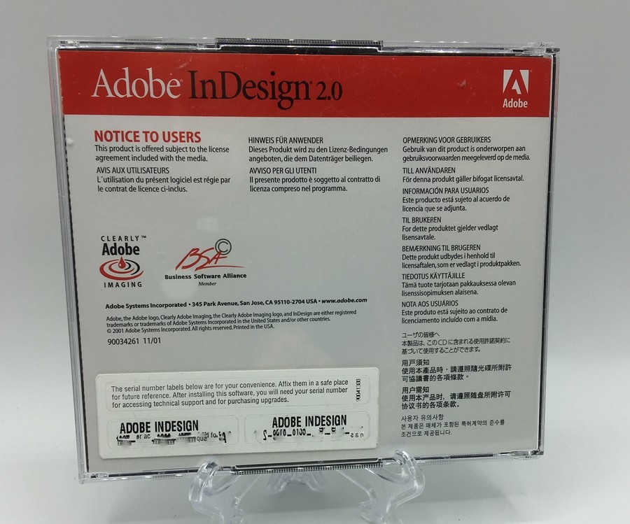 Boxed Adobe Indesign 2.0 for Mac (90034260)