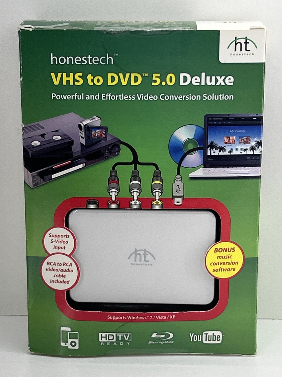 Honestech VHS to DVD 5.0 Deluxe Powerful & Effortless Video Conversion Solution