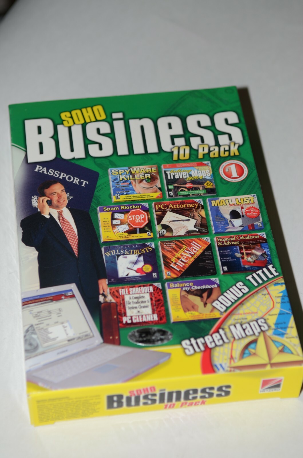 Soho Business 10 Pack Bonus Title Street Maps Pc Cd Rom Software