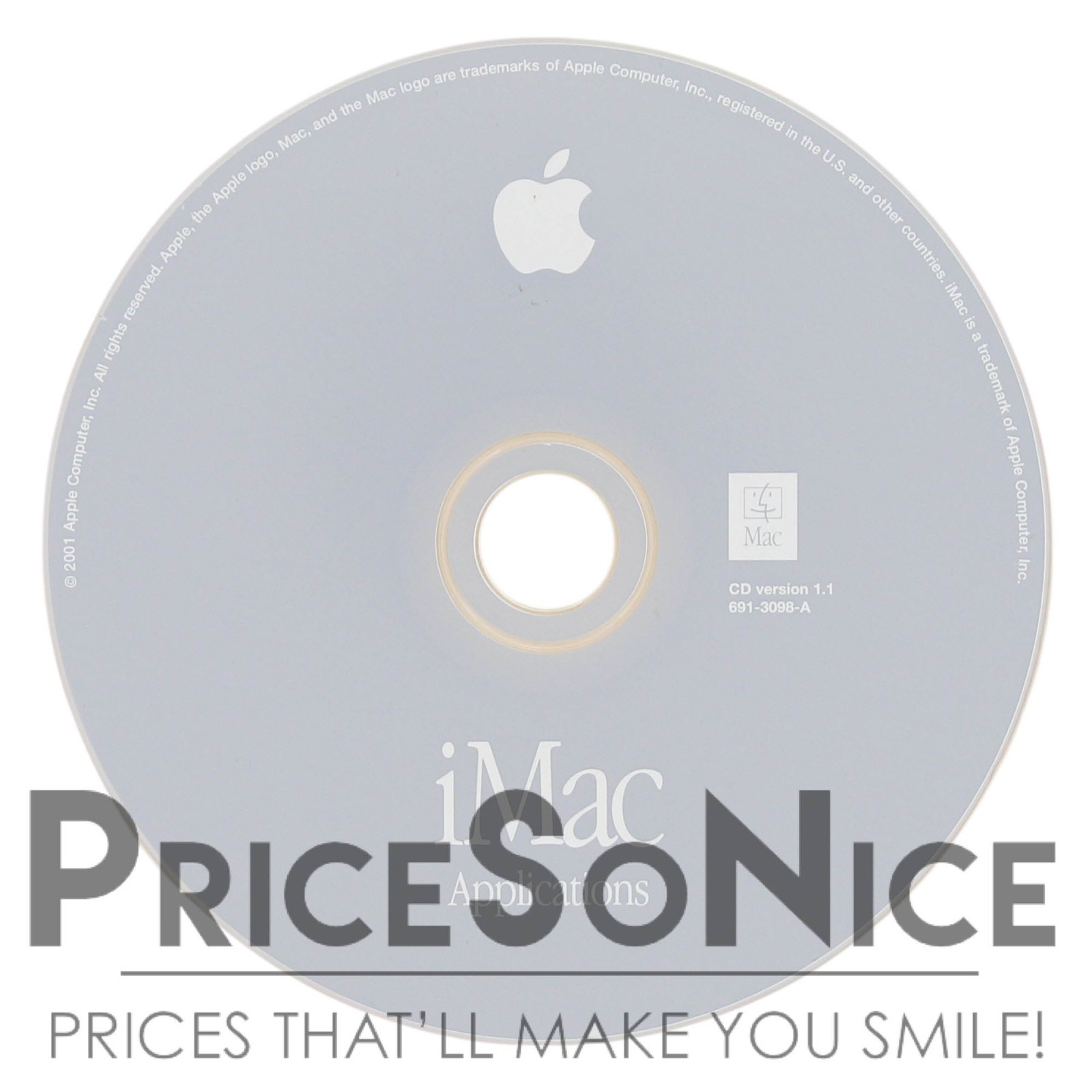 Apple iMac Applications CD – Part Number 691-3098-A