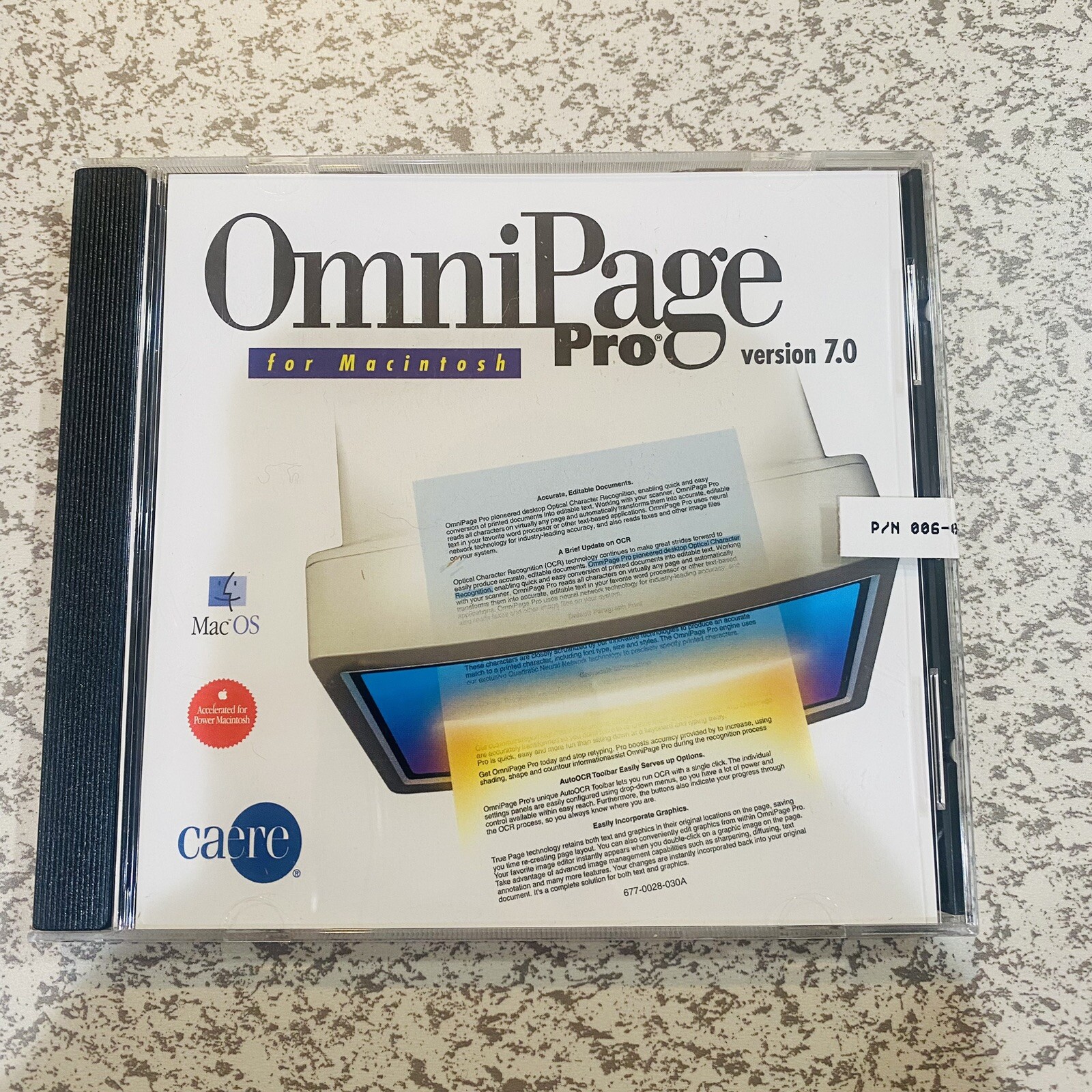 Omni Page Pro Version 7.0 For Mac 1996 Vtg Software Apple NEW NOS