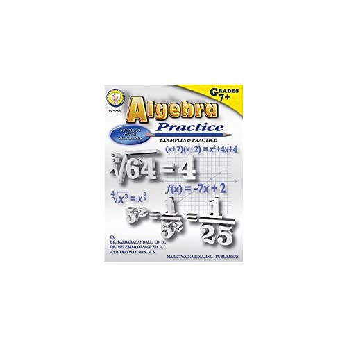 Algebra Practice Book, Grades 7 – 12, Olson, Travis