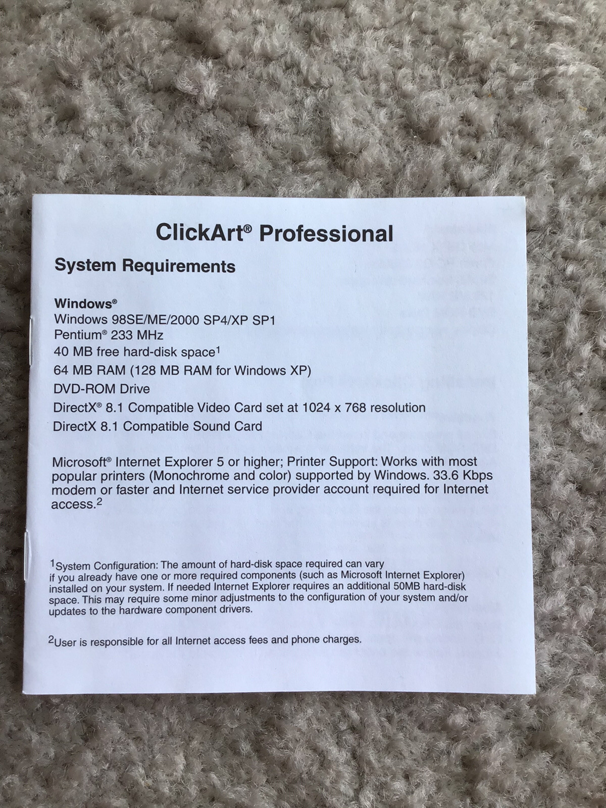 ClickArt Professional ( Rare 10 DVD Set ) No Box, Excellent Condition Encore,