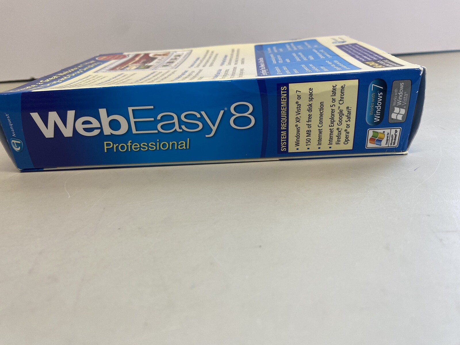 Avanquest WebEasy 8 Professional – Full Version for Windows. Sealed
