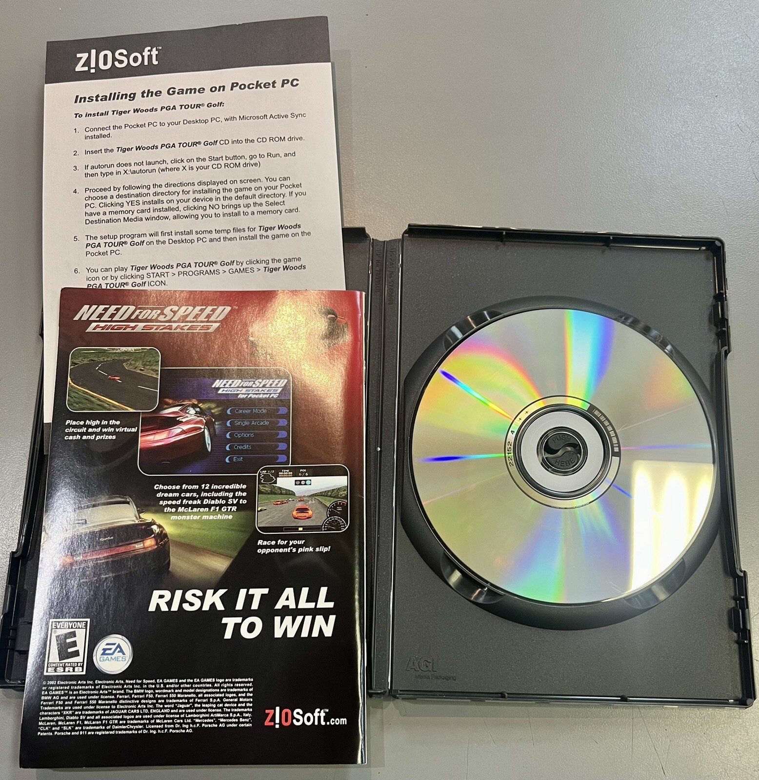 Tiger Woods PGA Tour Golf (EA, 2002) Pocket PC & Palm OS Complete