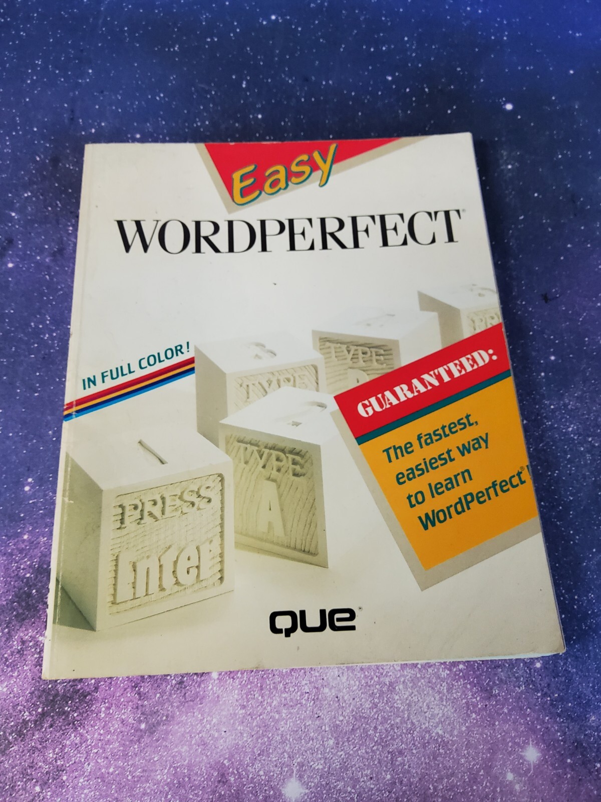 EASY WORDPERFECT QUE BOOK COLLECTIBLE 0-88022-797-4