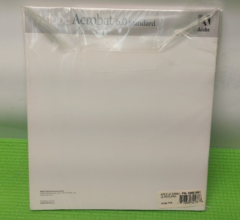 Sealed Adobe Acrobat 6.0 Standard for Windows PC