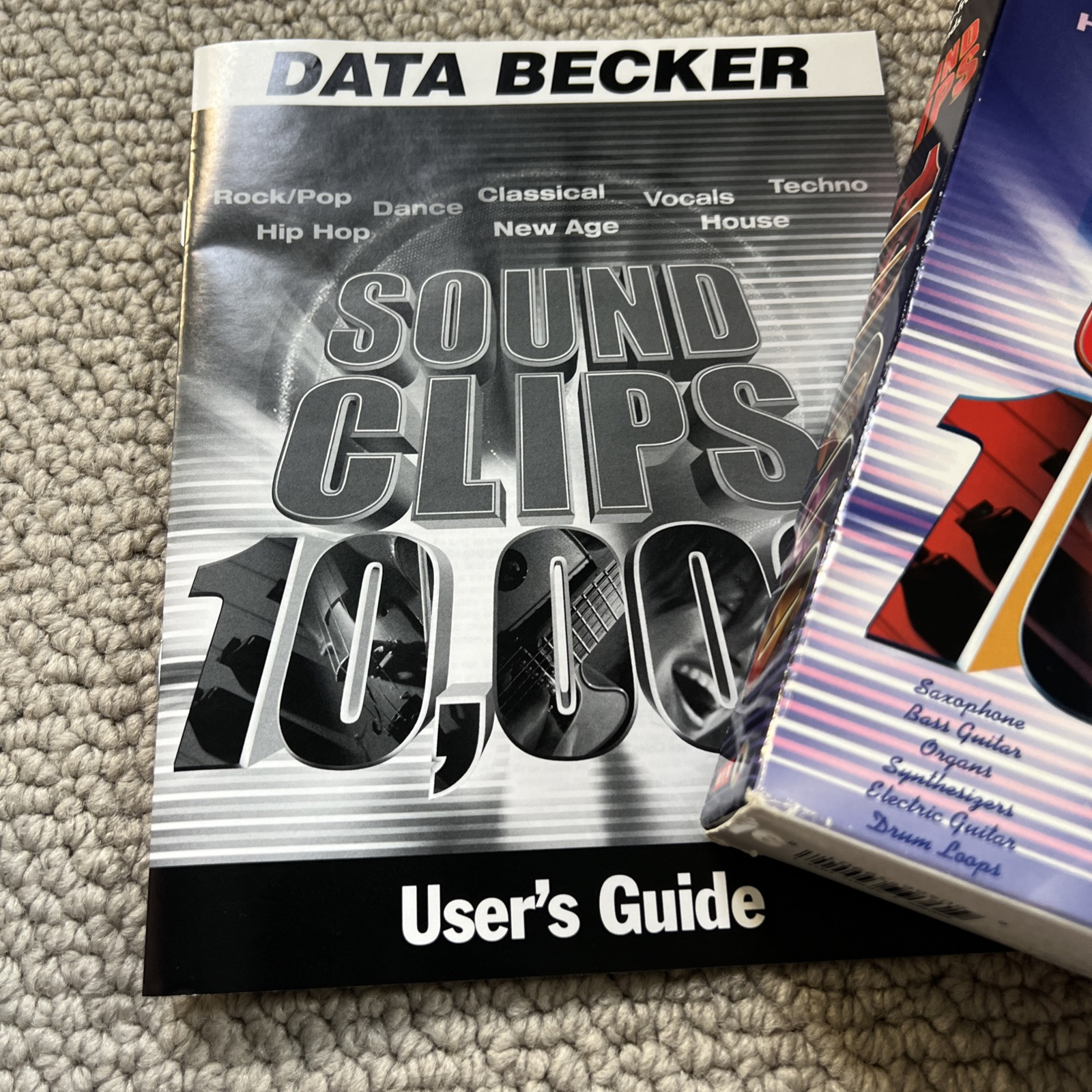 Vintage Y2K 10,000 Data Becker Sound Clips Pro Software, Complete/Win 95 98