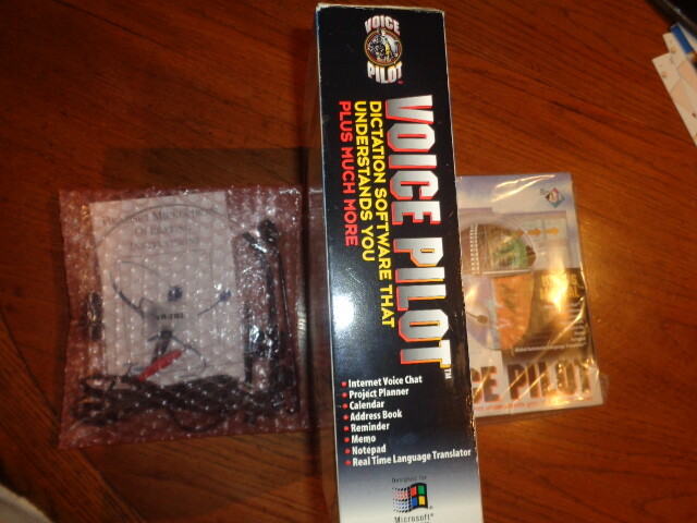 Voice Pilot Computer Dictation Typing Software Windows 95 VTG 1997 CD Headset
