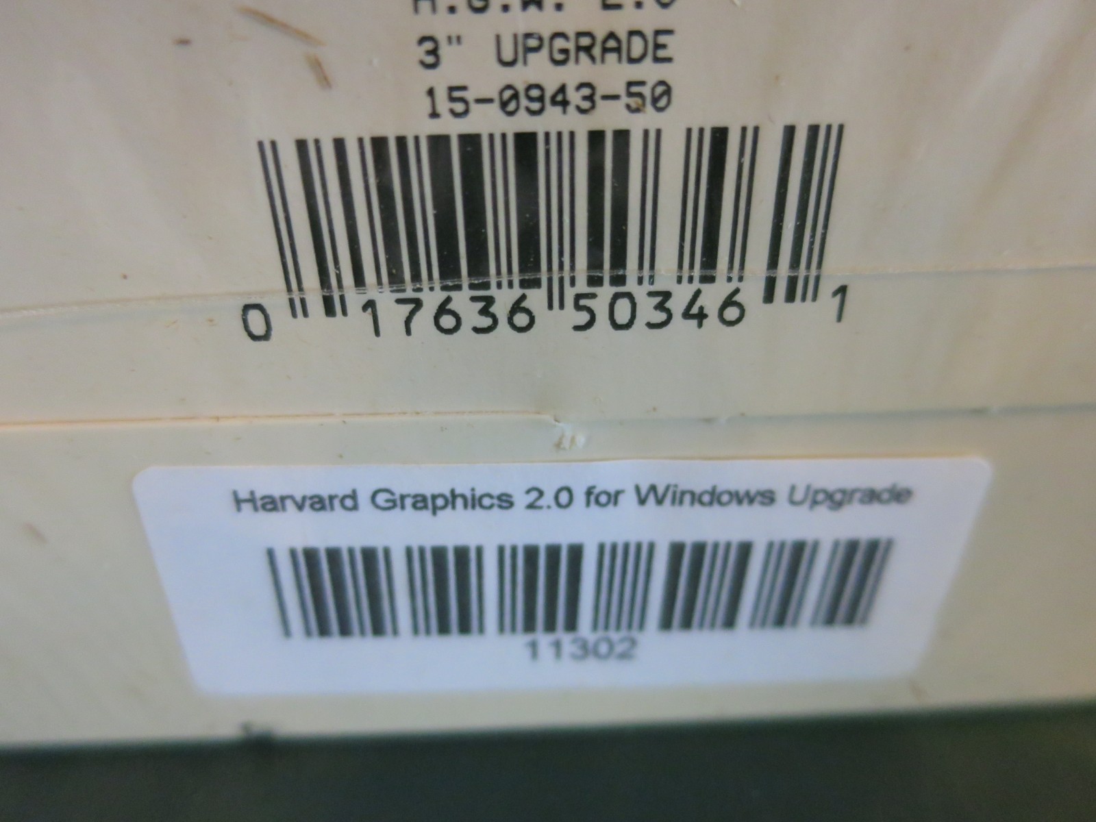 Harvard Graphics For Windows 1.0, 2.0, & 3.0; 3-1/2″ disks