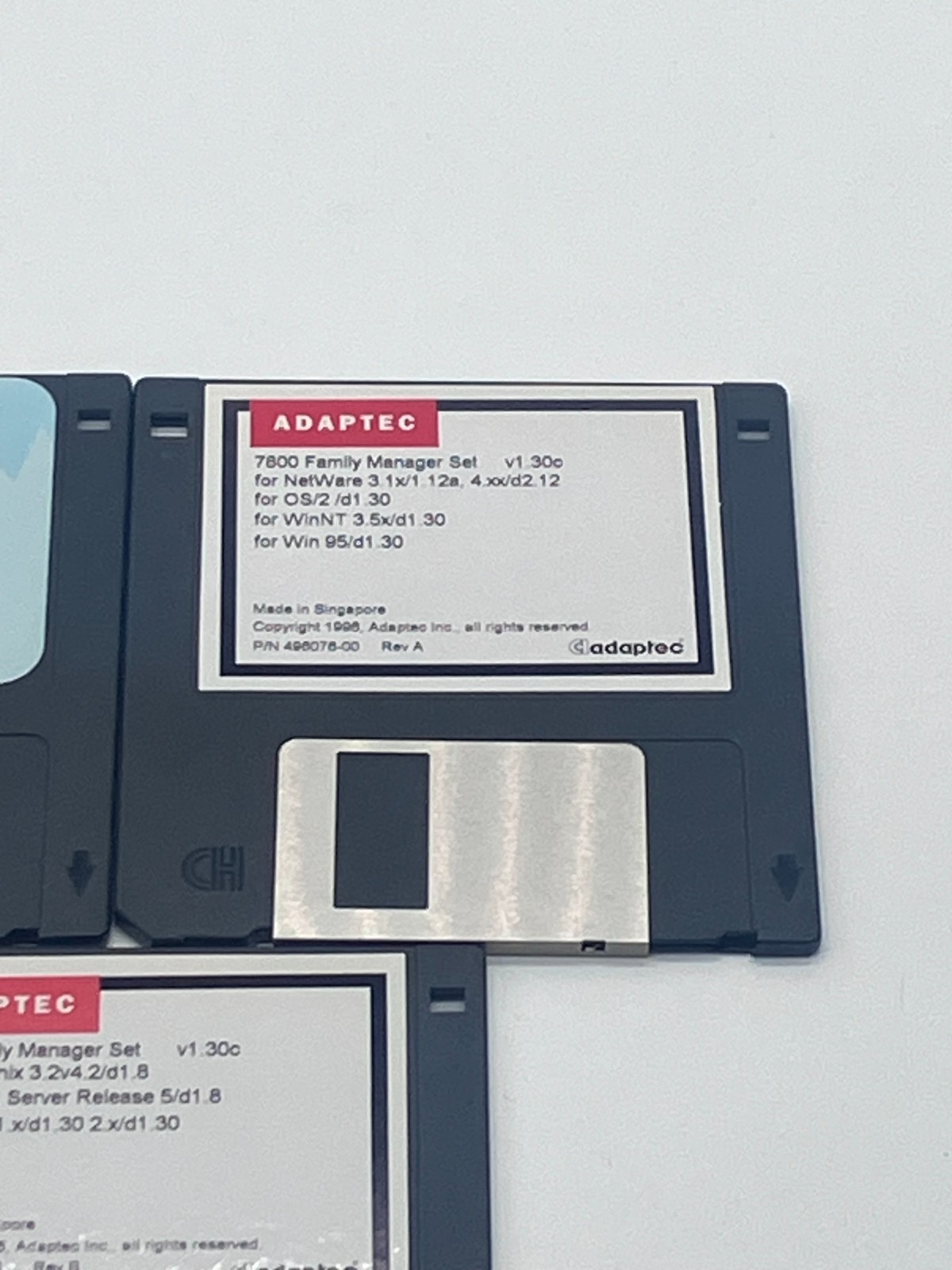 Vintage 1996 Adaptec EZ-SCSI Standard Edition 3-1/2″ Disks for DOS/Windows 3.1x