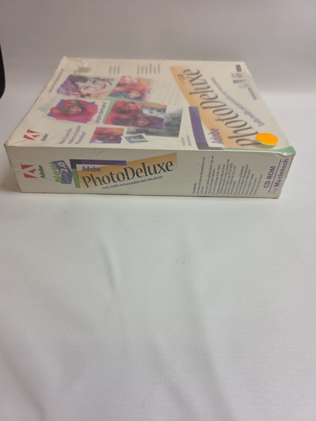 Vintage Adobe Photo Deluxe 2.0 For Windows CD-ROM Software System New & Sealed