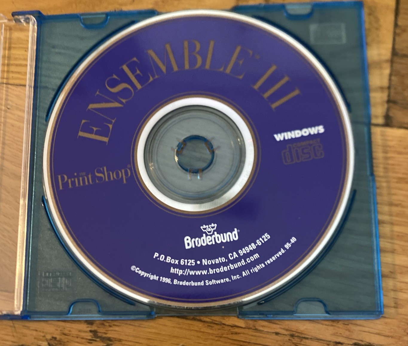 Print Shop Ensemble III 3 PC CD create custom cards labels stationery calendars+
