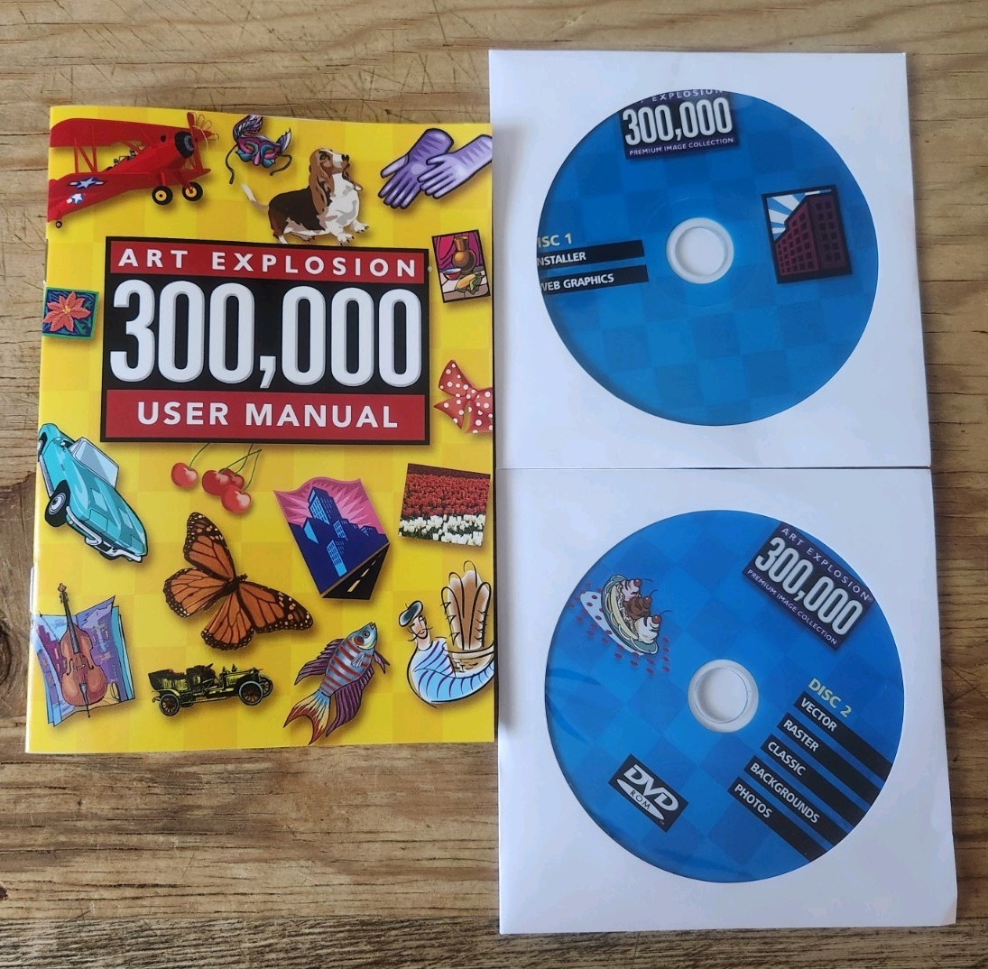 ART EXPLOSION 300,000 Premium Image Collection [CD-ROM/DVD] PC Windows-XP-Vista
