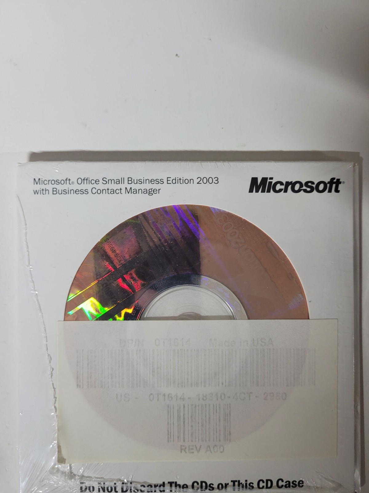 Microsoft Office Small Business Edition 2003 w/ BCM 2-CDs Product Key Included