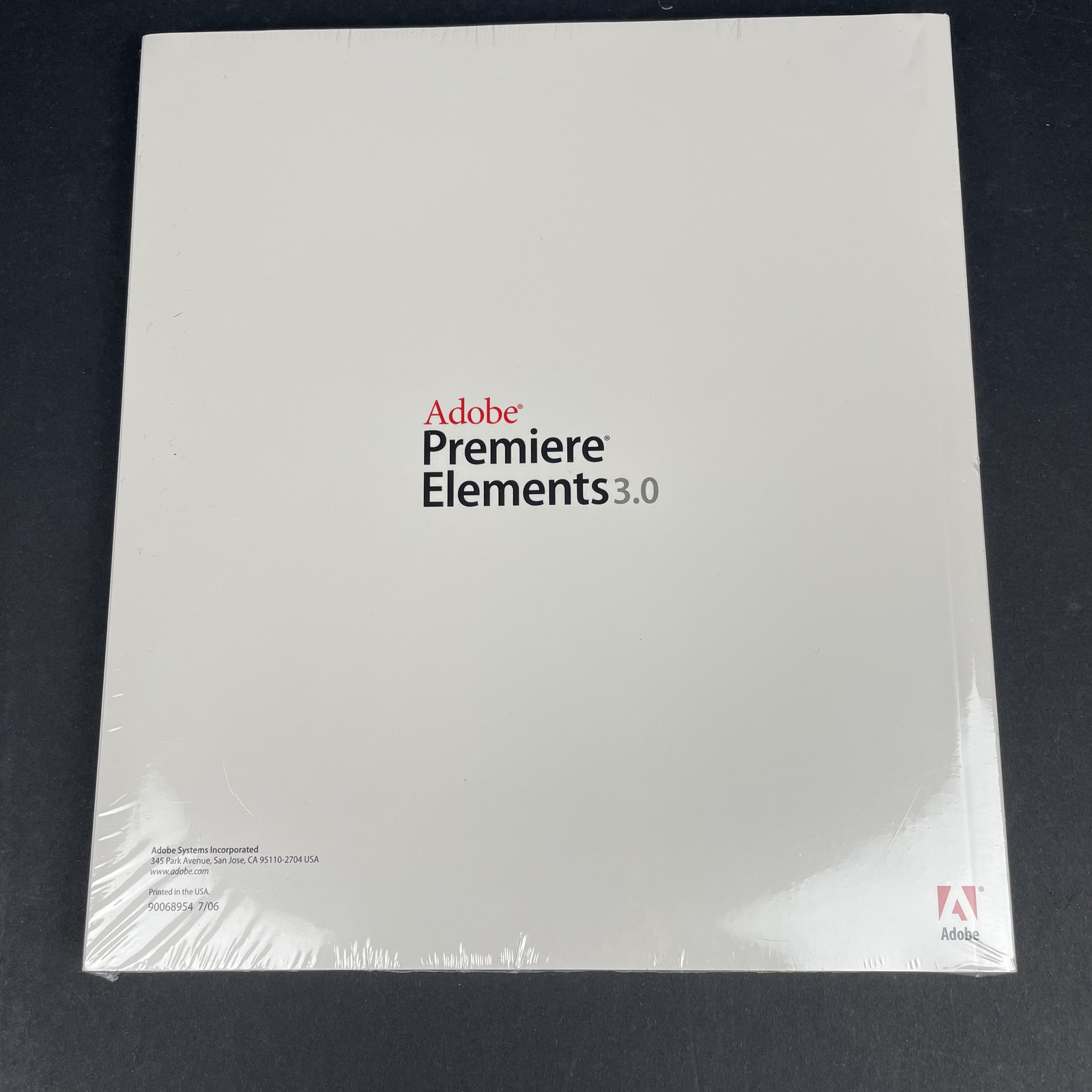 Adobe Photoshop Elements 5.0/Adobe Premiere 3.0 – 2 Disk Set – Sealed Guide