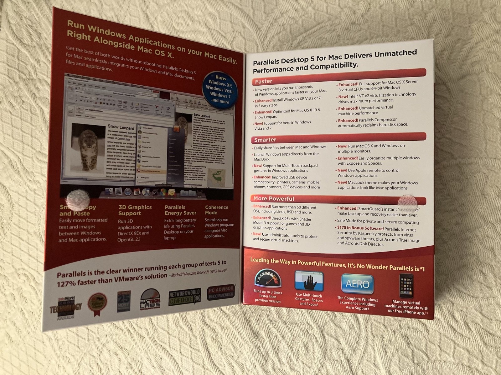 Parallels Desktop 5 for Mac – Run Windows On your Mac (SEALED & UNUSED!)