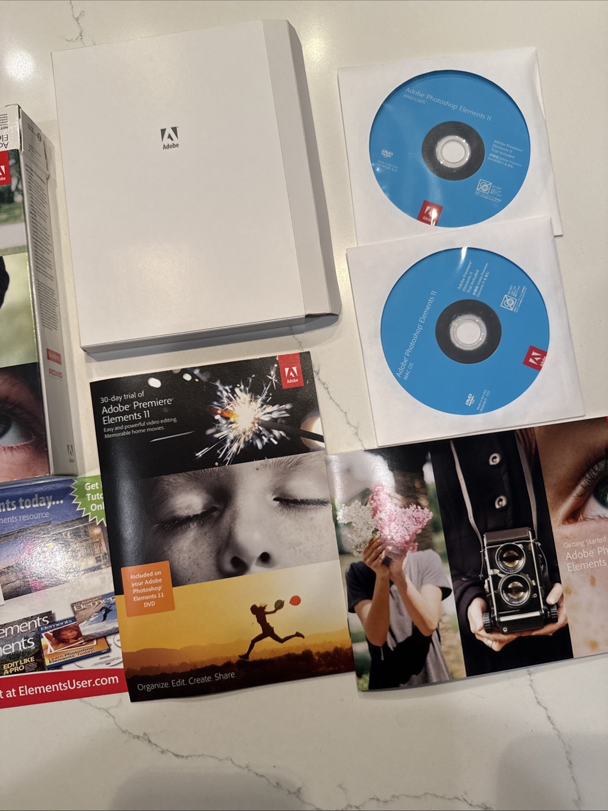 Adobe Photoshop Elements 11 Big Box Complete with Serial Number