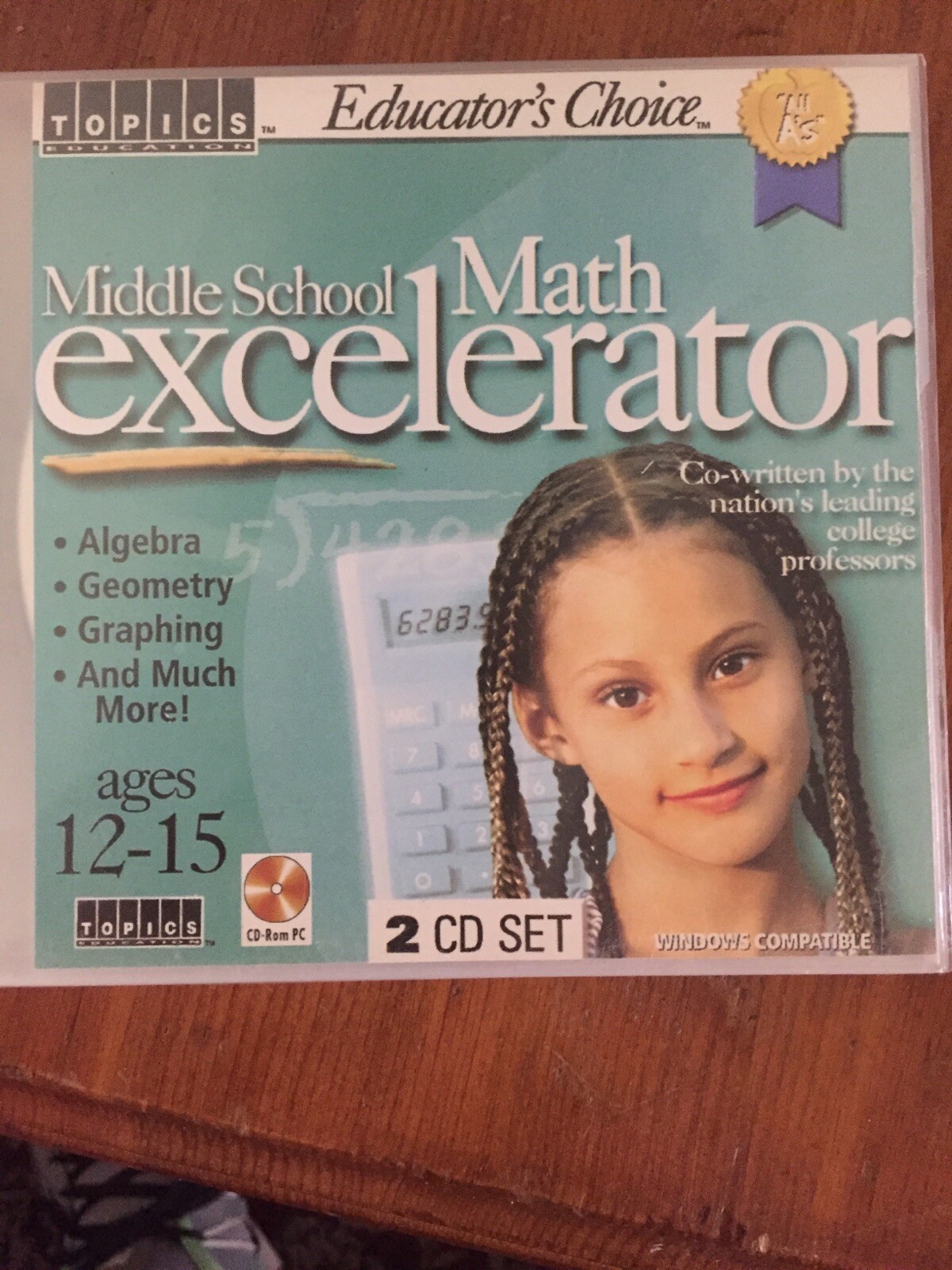 Software PC Middle School Math Excelerator 2CD Cardboard Jewel