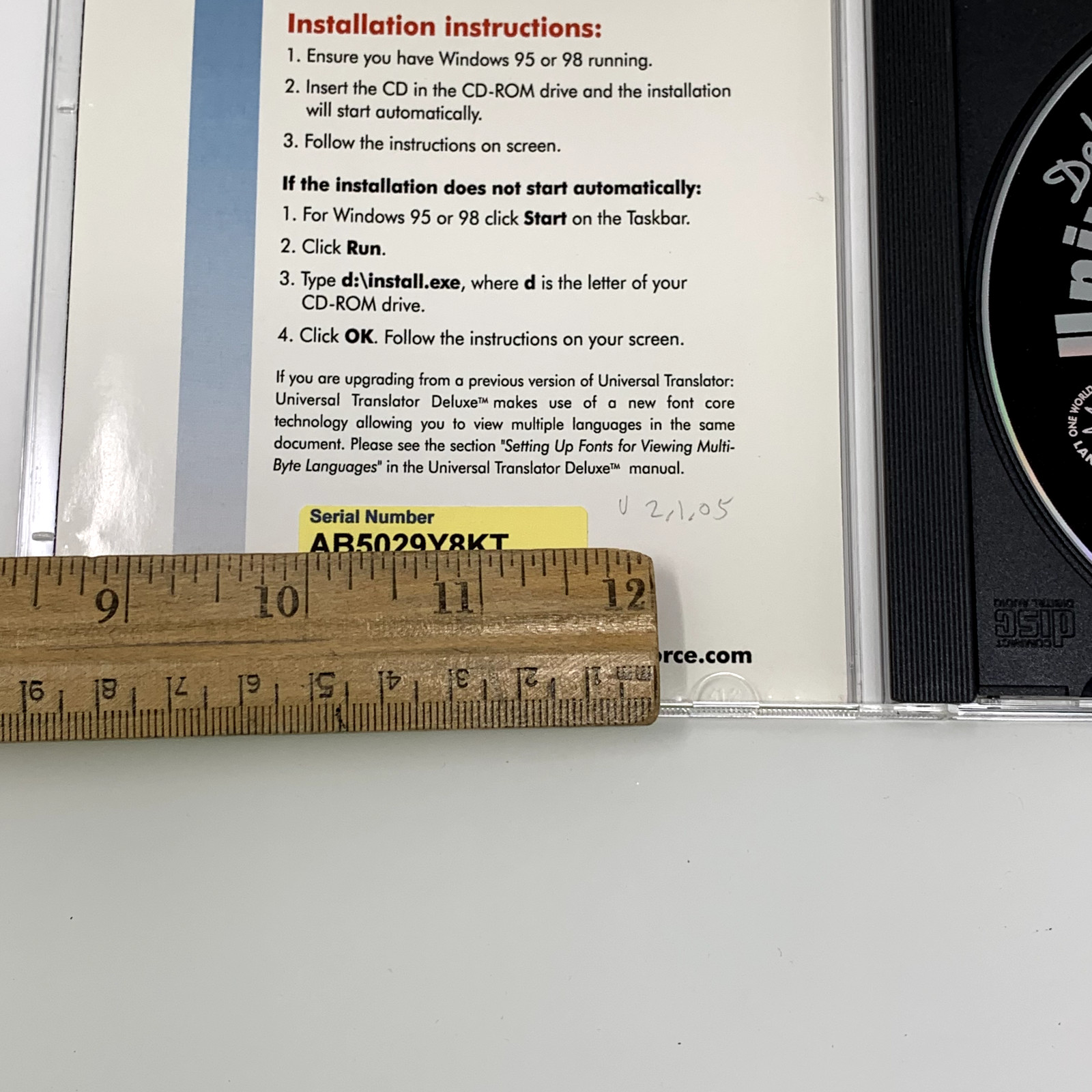 Deluxe Universal Translator (Windows 95/98 CD-ROM, 642573432309) 30 Languages