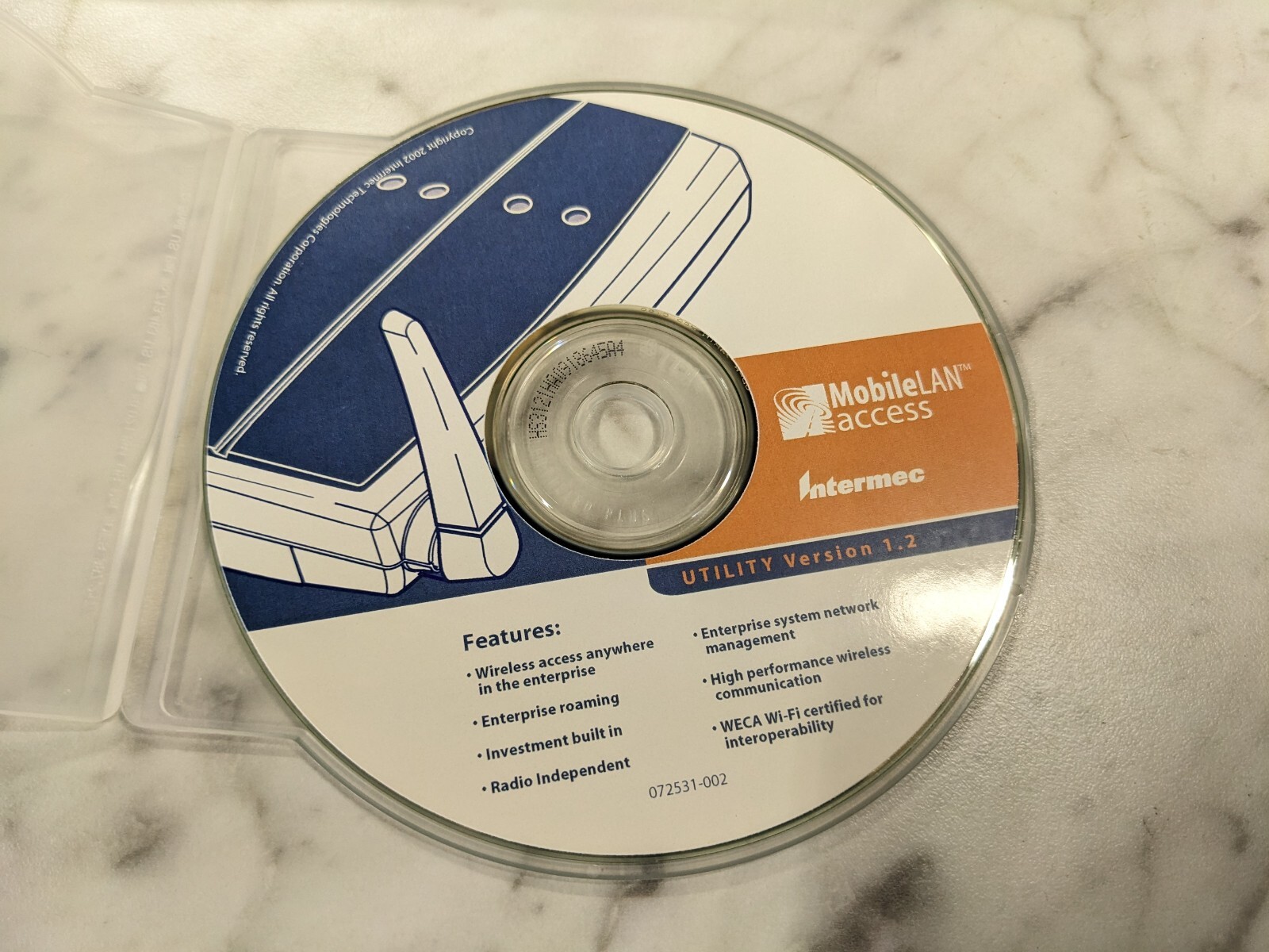 INTERMEC MOBILELAN ACCESS UTILITY CD-ROM INSTALL SOFTWARE TOOL VER 1.2 2002