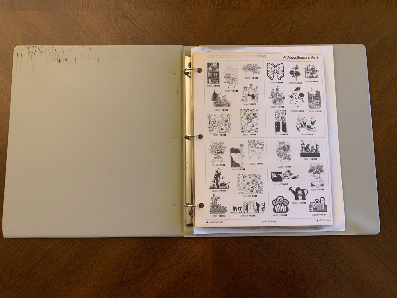 Dynamic Graphics “Art About Seasons, Vol. 1” 3.5” floppy disc Clipart Collection