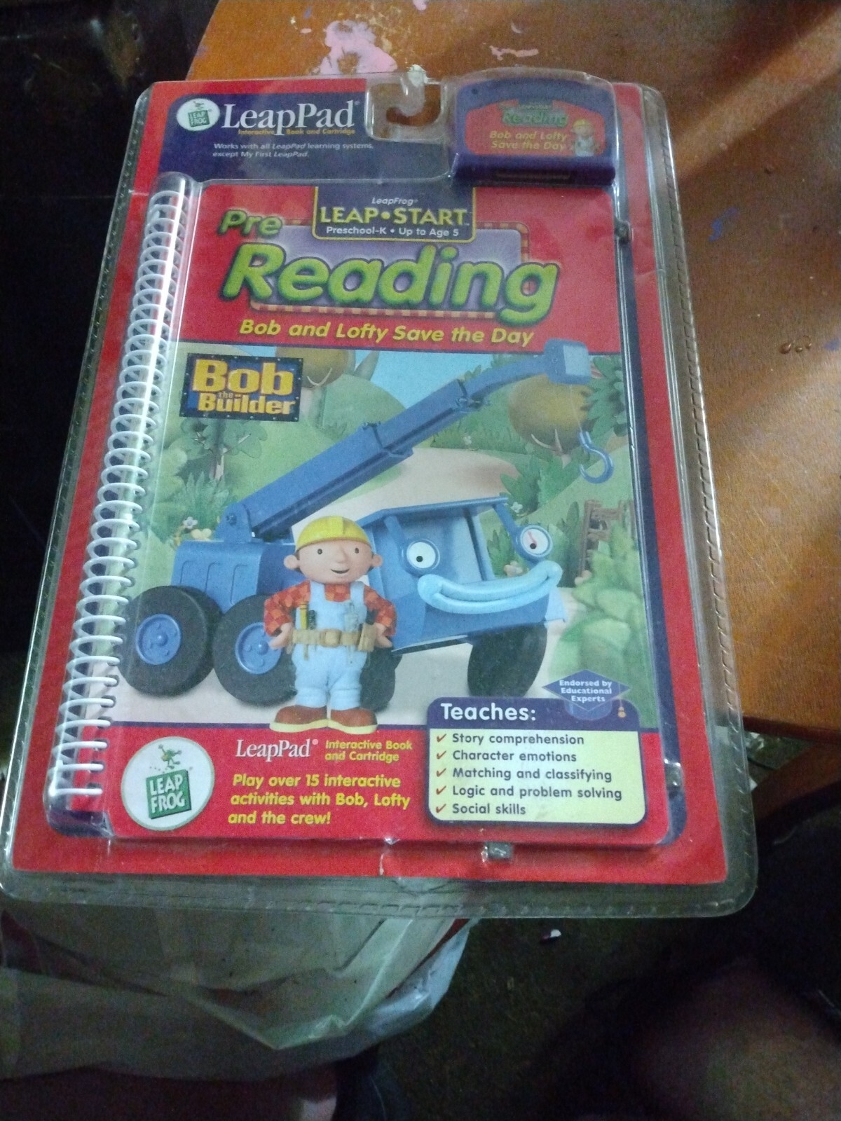 Leap Frog Leap Pad – Bob and Lofty Save the Day – Pre-Reading, Bob The Builder