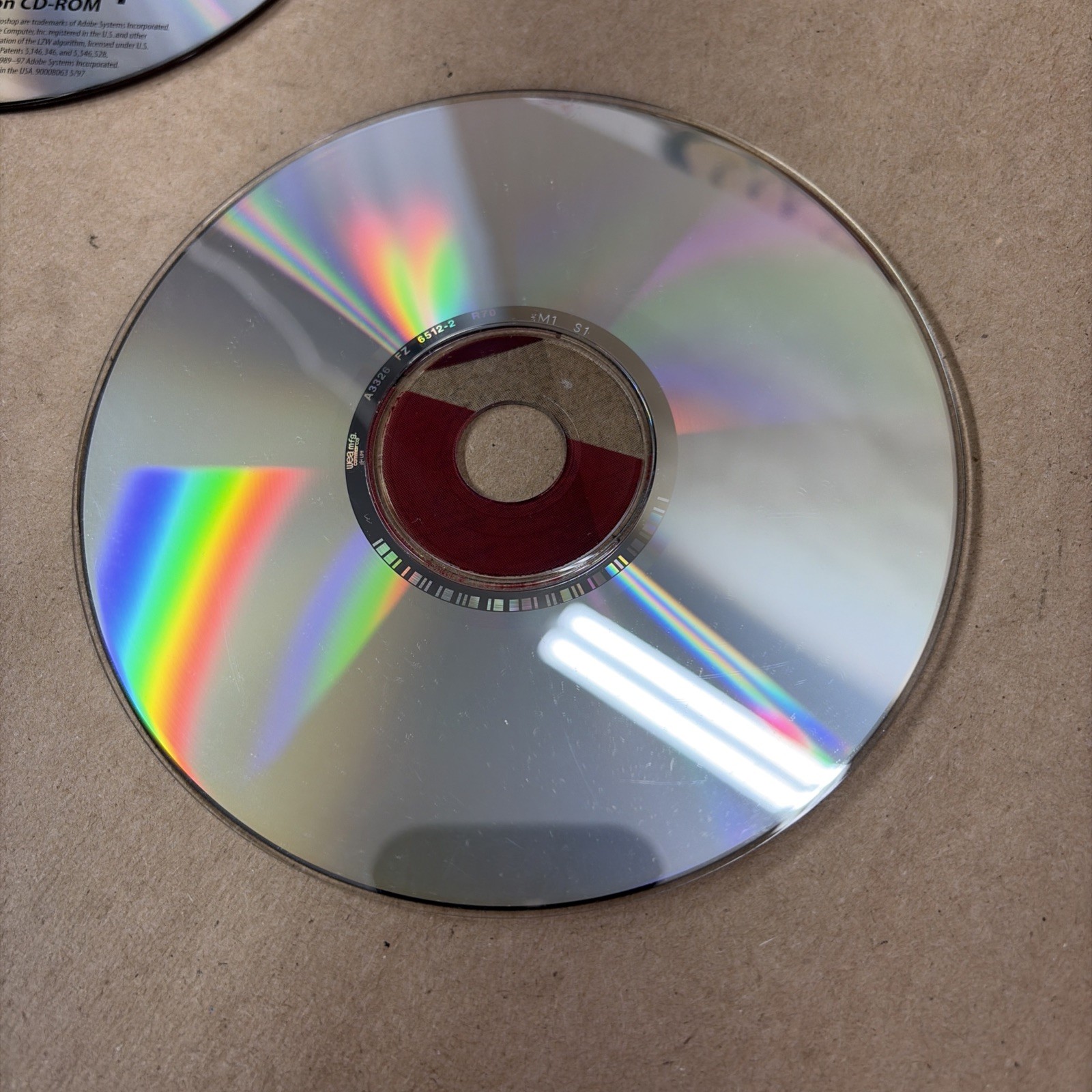 Adobe Photoshop 4.0 for Macintosh 2 CD Disc Set with Serial READ